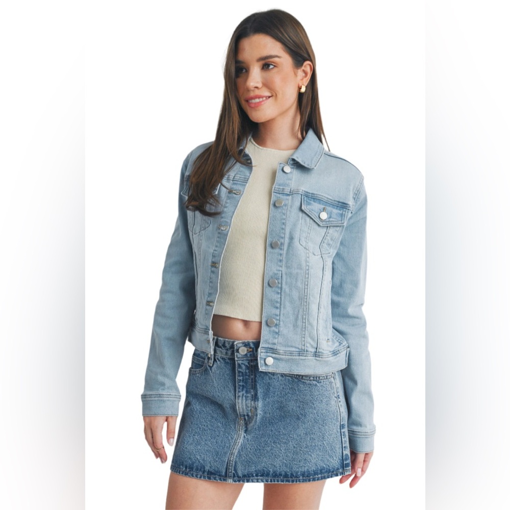 Just USA Distressed Denim Jacket